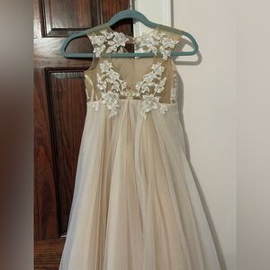 Flower girl dress, size 7. Worn 1x